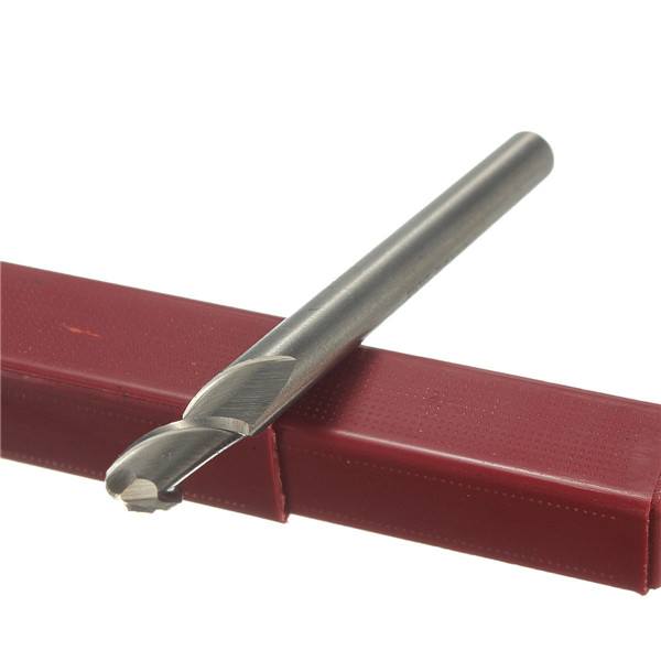 6mmx6mm HSS Straight Shank 2 Flute Ball Nose End Milling Cutter - photo 6