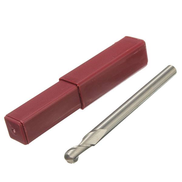6mmx6mm HSS Straight Shank 2 Flute Ball Nose End Milling Cutter - photo 7