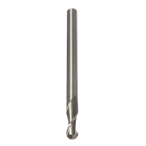 6mmx6mm HSS Straight Shank 2 Flute Ball Nose End Milling Cutter - photo 2