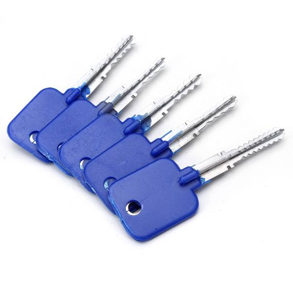 DANIU 5pcs Lock Repairing Tools Locksmith Try-Out Keys Set for Cross Lock - photo 2