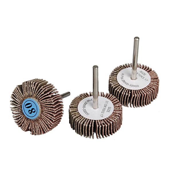 3pcs 31.5mm Sandpaper Grinding Wheel Dremel Accessories Rotary Tools - photo 3