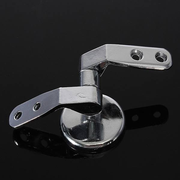 Replacement Toilet Seat Hinge Set Chrome Hinge With Fittings - photo 5