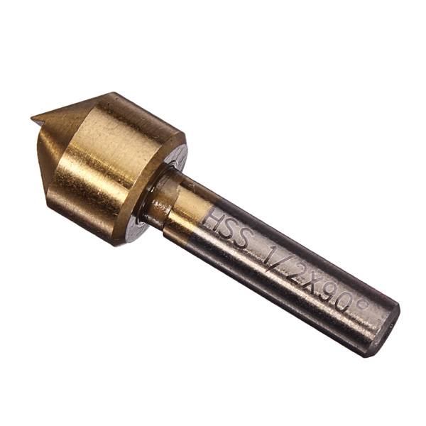 3pcs Single Flute 90 Degree Edge Chamfer Set Countersink Drill Bit - photo 5