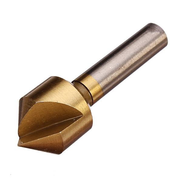 3pcs Single Flute 90 Degree Edge Chamfer Set Countersink Drill Bit - photo 8