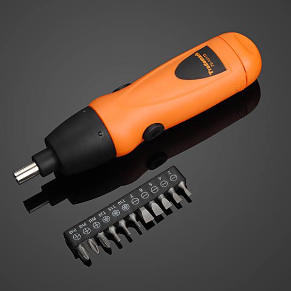 Cordless 6V Electric Screwdriver Drill + 11pcs Screwdriver Bit Set - photo 2