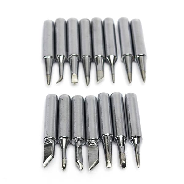15pcs 900M-T Soldering Iron Tip Set Soldering Station Tool Kit for 936 - photo 2