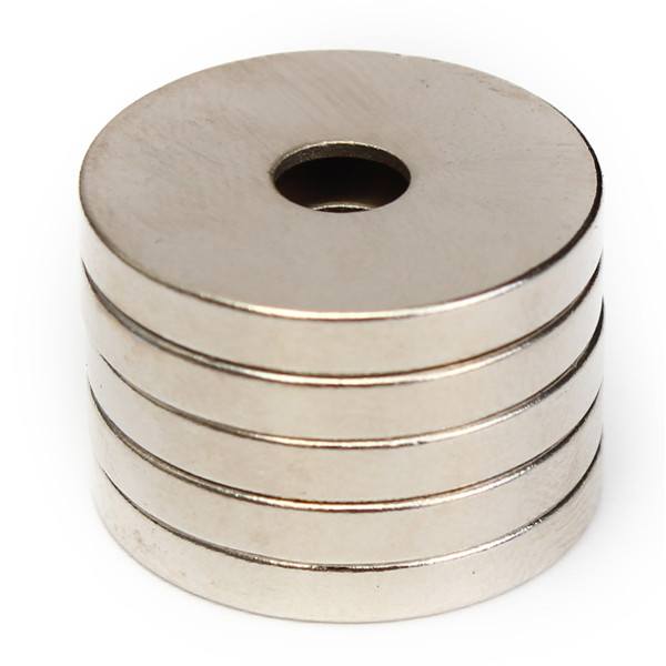 5pcs N50 20x3mm Strong Round Countersunk Ring Magnets 5mm Hole Rare Earth Neodymium Magnet - photo 6