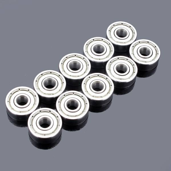 10pcs 4x13x5mm Steel Sealed Shielded Deep Groove Ball Bearing 624zz - photo 4