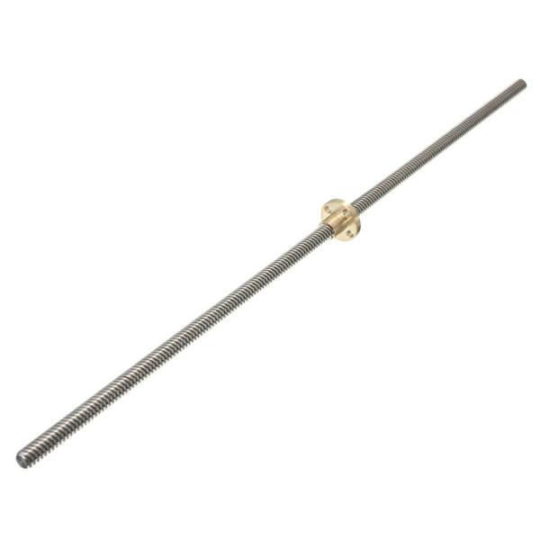 Machifit 400mm T8 Lead Screw 8mm Thread 2mm Pitch Lead Screw with Copper Nut - photo 6