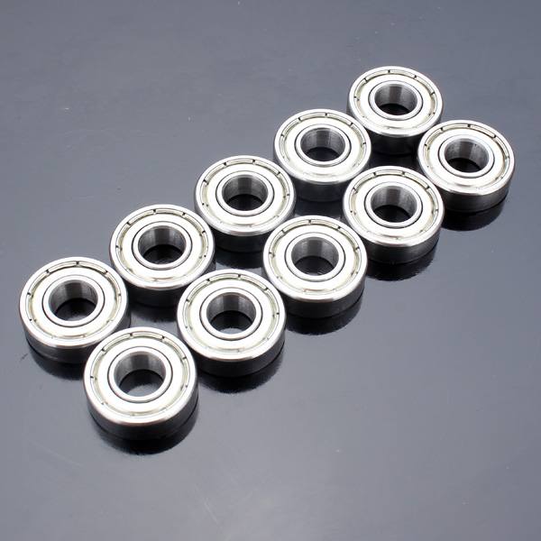 Machifit 10pcs 10x19x5mm Steel Sealed Shielded Deep Groove Ball Bearing 6800zz - photo 3
