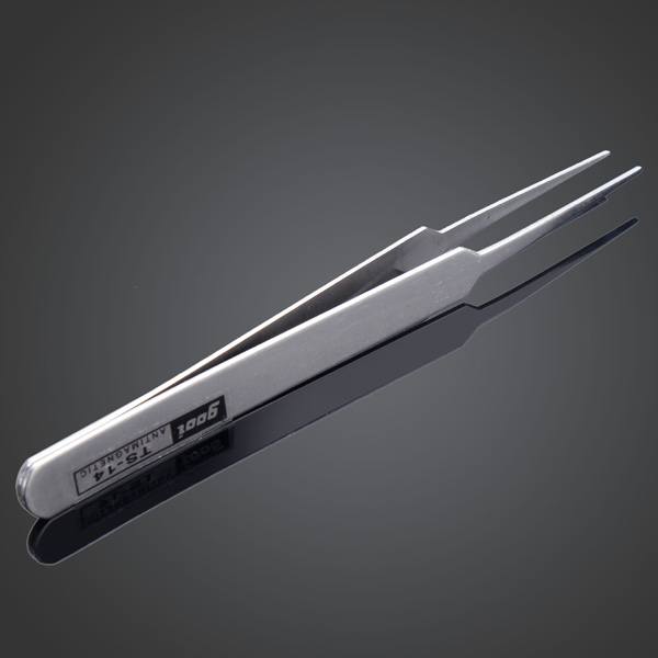 GOOI TS - 14 1mm Superfine Straight Tweezers Non-corrosive Stainless Steel Tweezers - photo 2