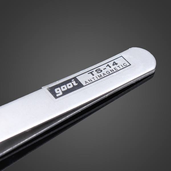GOOI TS - 14 1mm Superfine Straight Tweezers Non-corrosive Stainless Steel Tweezers - photo 4