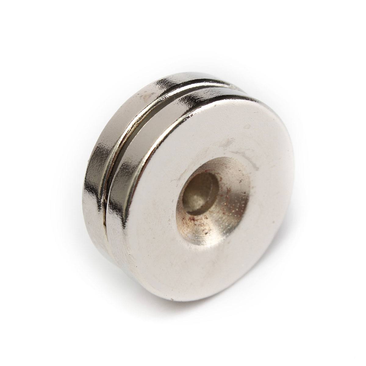 2pcs N50 30mm x 5mm Strong Round Magnets 5mm Hole Rare Earth Neodymium Magnets - photo 3
