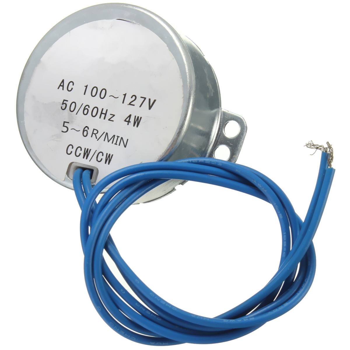 Turntable Synchronous Motor AC 100-127V 5-6RPM 50/60Hz 4W CCW/CW Heater Motor - photo 4