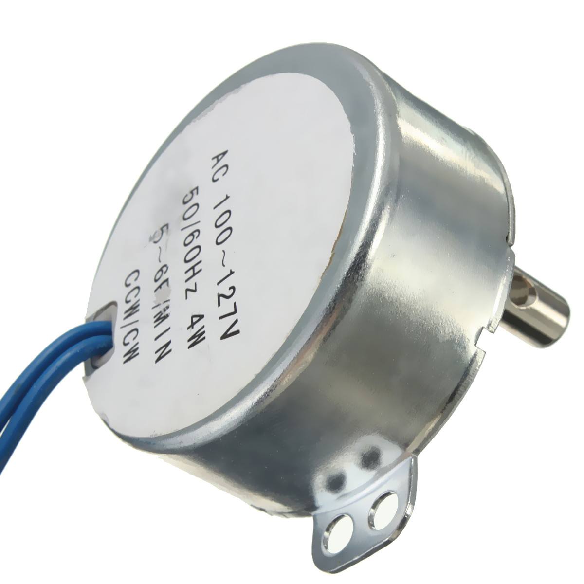 Turntable Synchronous Motor AC 100-127V 5-6RPM 50/60Hz 4W CCW/CW Heater Motor - photo 6