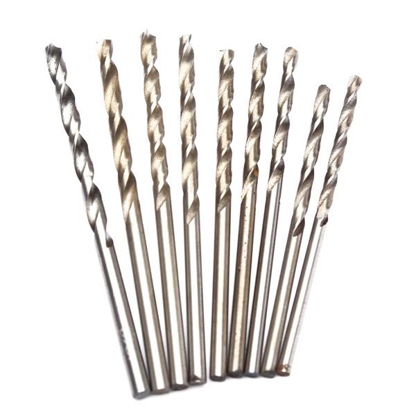 10Pcs 0.3-3mm Micro HSS Twist Drilling Bits Straight Shank Electrical Drill Tool - photo 1