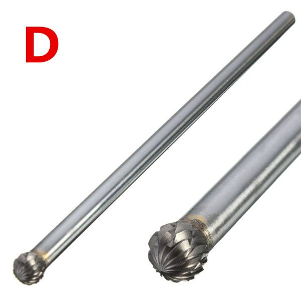 Rotary Burr 1/4 Inch Shank 6 Inch Long Carbide Cutter CNC Engraving Bit For Dremel - photo 10