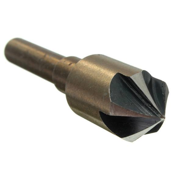5pcs HSS 82 Degree Deburring Bits Countersink Drill Set Wood Chamfer Chamfering Tool - photo 7