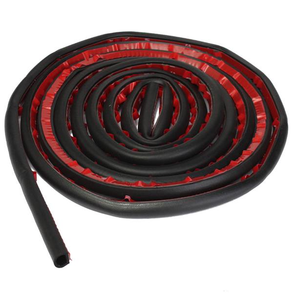 4M D Shape Car Truck Motor Door Hollow Rubber Seal Weather Strip 14x12mm - photo 3