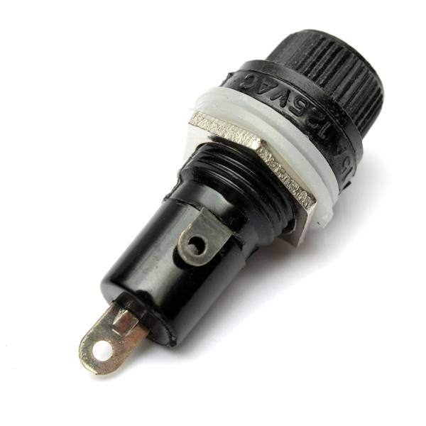 10pcs Electrical Panel Mounted Glass Fuse Holder For Radio Auto Stereo 5x20mm - photo 6