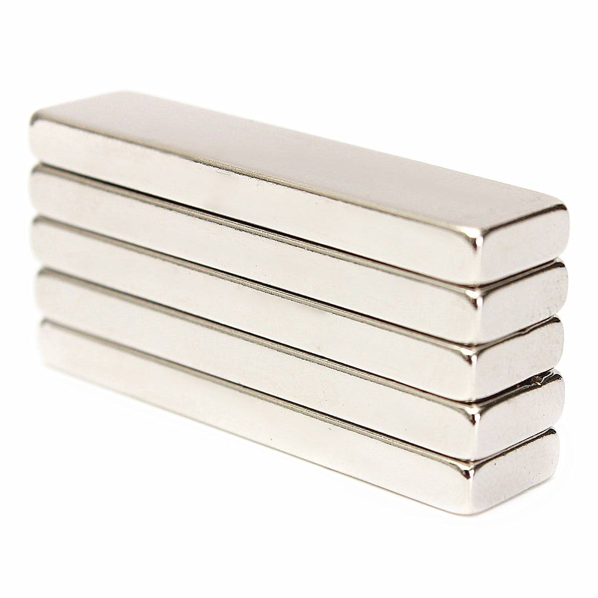 5pcs N52 40x10x4mm Strong Block Magnets Rare Earth Neodymium Magnets - photo 3