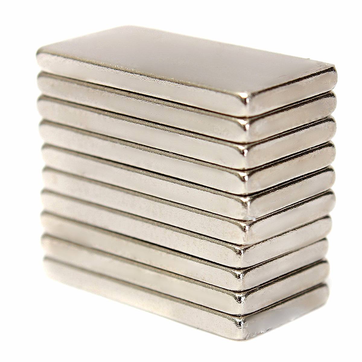 10pcs N52 20x10x2mm Block Magnets Rare Earth Neodymium Magnets - photo 3