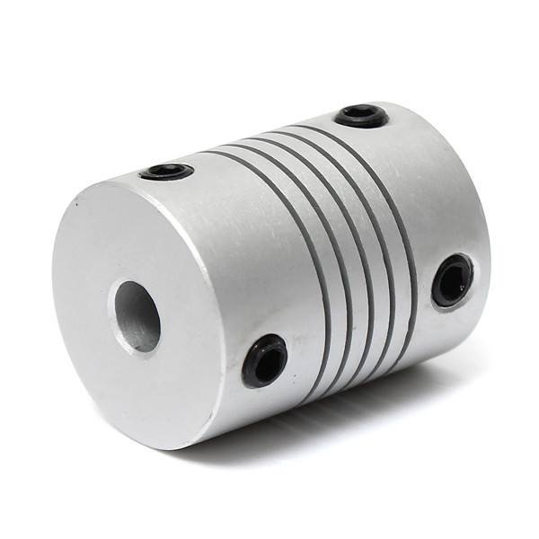 5mm x 5mm Aluminum Flexible Shaft Coupling OD19mm x L25mm CNC Stepper Motor Coupler Connector - photo 2