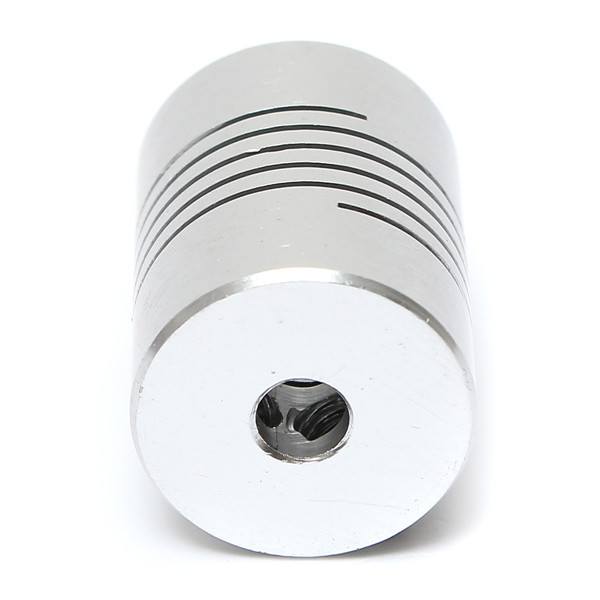 5mm x 6.35mm Aluminum Flexible Shaft Coupling OD19mm x L25mm CNC Stepper Motor Coupler Connector - photo 4