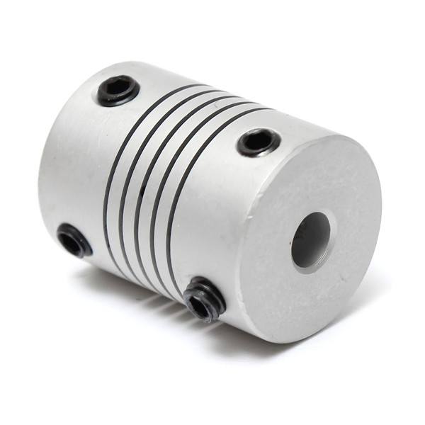 5mm x 10mm Aluminum Flexible Shaft Coupling OD19mm x L25mm CNC Stepper Motor Coupler Connector - photo 4