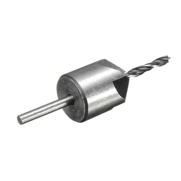 3mm Three Sharp HSS Carpentry Countersink Drill High Speed Steel Drill Bit with Wrench - photo 2