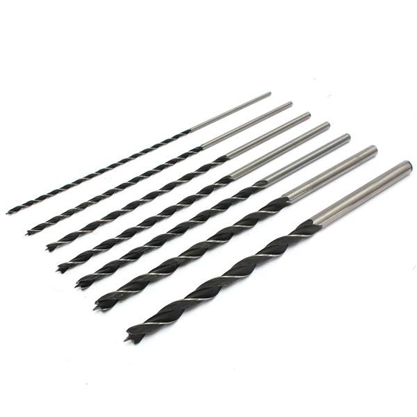 7pcs 4/5/6/7/8/10/12mm 300mm Brad Point Twist Drill Bits Set Wood Working Tool - photo 4