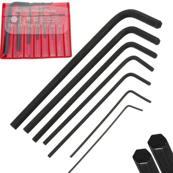 7pcs 0.7mm-3mm Mini Hexagon Hex Allen Key Wrench Screwdriver Set Tool Kit - photo 7