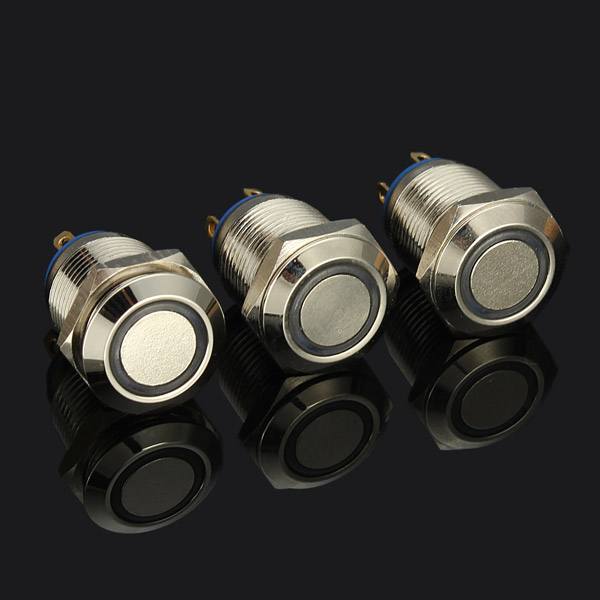 3V 12mm Momentary Push Button Switch LED Switch Waterproof Switch - photo 6
