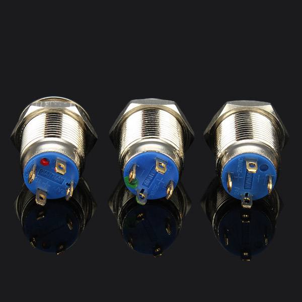 3V 12mm Momentary Push Button Switch LED Switch Waterproof Switch - photo 8