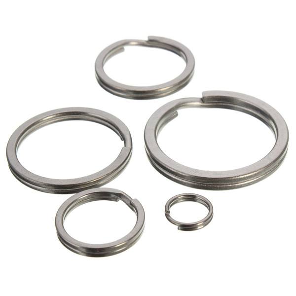 Gear Titanium Ti Key Chain Key Ring Split Ring 4-12inch 10mm 18mm 25mm 28mm 32mm - photo 4