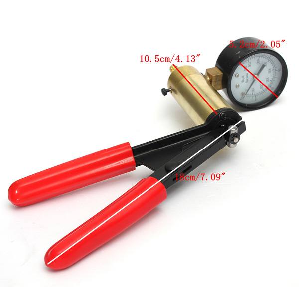 Hand Held Brake Bleeder Tester Set Bleed Kit Vacuum Pump Fluid Reservoir Tester - photo 10