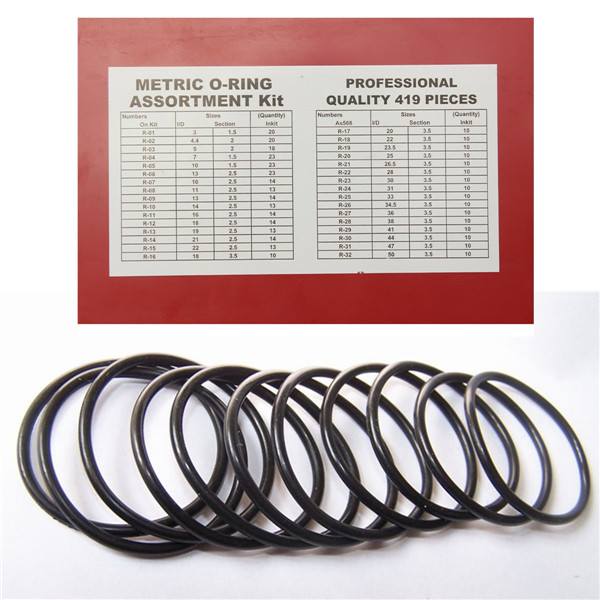 419 Pieces Rubber O Ring Seal Plumbing Garage Assortment Set With Case - photo 8