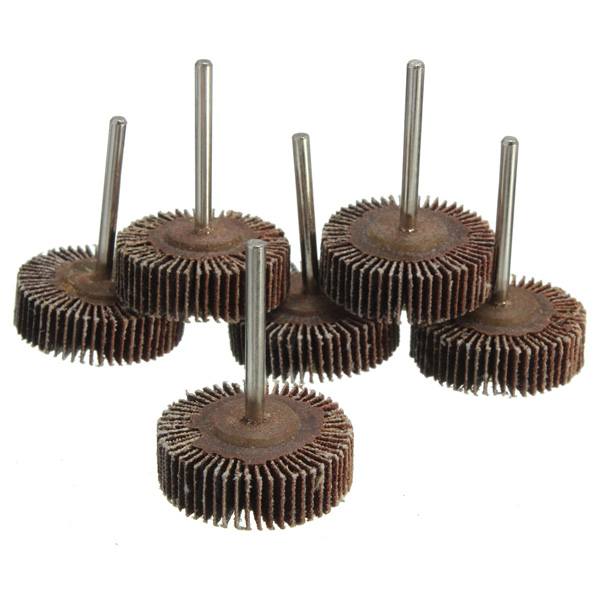 30mm Sanding Sandpaper Flap Wheel Disc 80 Grit For Dremel Rotary Tools - photo 4