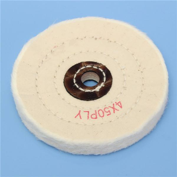 4 Inch Round Felt Wool 1/2 inch Arbor Buffer Polisher Buffing Polishing Wheel - photo 1