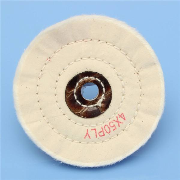 4 Inch Round Felt Wool 1/2 inch Arbor Buffer Polisher Buffing Polishing Wheel - photo 2