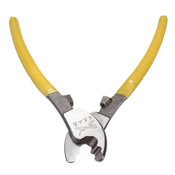 6Inch Cable Cutter Plastic Handle Electric Wire Stripper Cutting Plier Tool Kit - photo 2