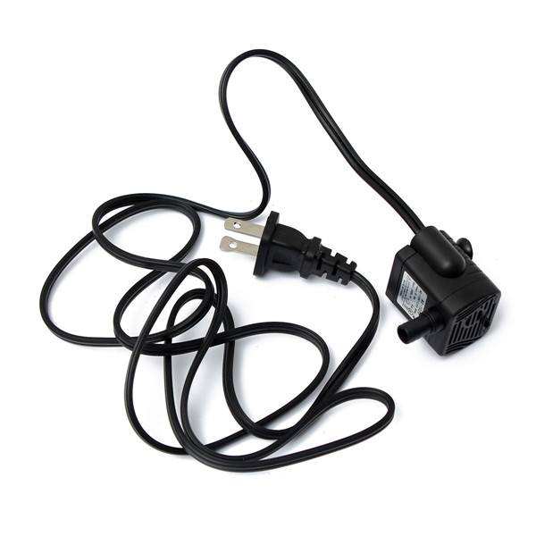 110V 200L/H 3W Aquarium Water Pump Submersible Fountain Air Fish Tank US Plug - photo 6