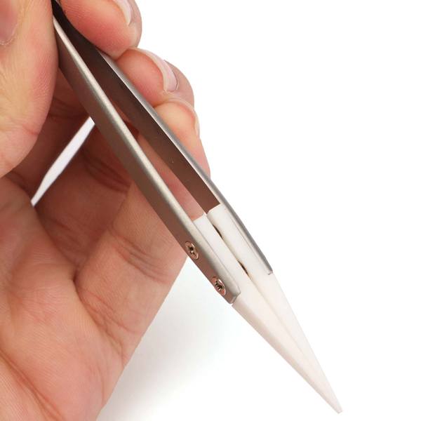 1600 Heat Resistant Ceramic Stainless Steel Tweezers Anti-static Ceramic Tweezers - photo 8