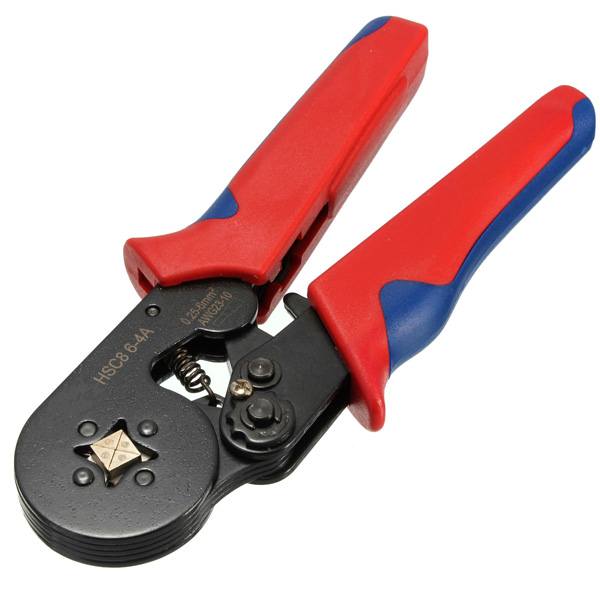 HSC8 6-4A AWG23-10 Wire Stripper Self Adjusting Crimping Plier Ratcheting Ferrule Crimper Tool - photo 4