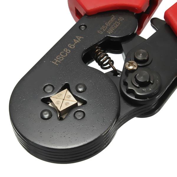 HSC8 6-4A AWG23-10 Wire Stripper Self Adjusting Crimping Plier Ratcheting Ferrule Crimper Tool - photo 10