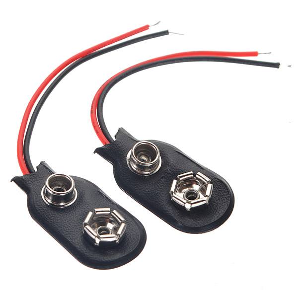 9Volt Battery Clip Connectors 9V Snap Clip Lead Wire - photo 3