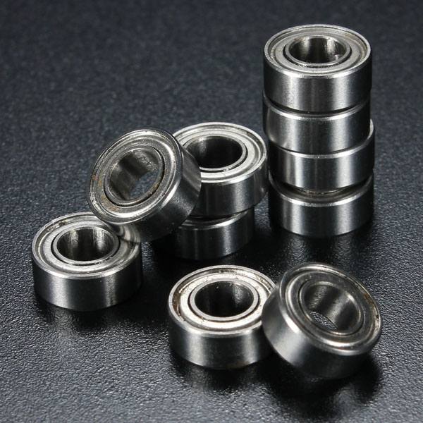 10Pcs 5x10x4mm Metal Sealed Shielded Deep Groove Ball Bearing MR105ZZ - photo 1